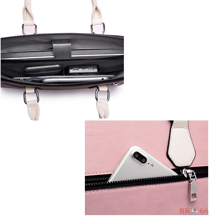 Túi chống sốc laptop, macbook nữ cao cấp thời trang-2